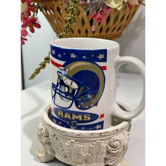 Super Bowl Coffee Mug XXXVI Commemorative Mug New Orleans 2002 Rams Vs Patriots - Picture 3 of 6